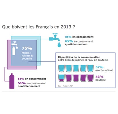 Que boivent les Français en 2013